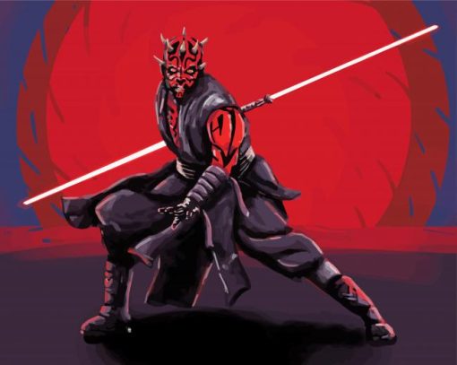 Star Wars Darth Maul diamond painting