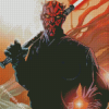 Star Wars Maul diamond painting