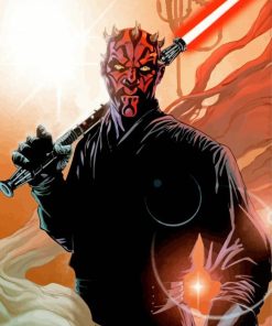 Star Wars Maul diamond painting