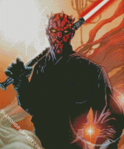 Star Wars Maul diamond painting