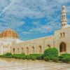 Sultan Qaboos Grand Mosque Muscat diamond painting