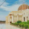 Sultan Qaboos Grand Mosque Muscat diamond painting