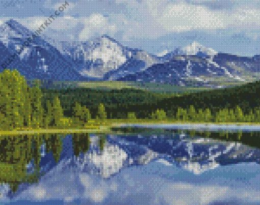 Sutai Mountain Mongolia diamond painting