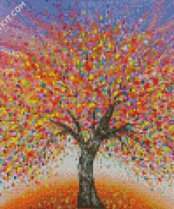 The Abstract Tree Art diamond painting