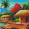 The Indian Village diamond painting