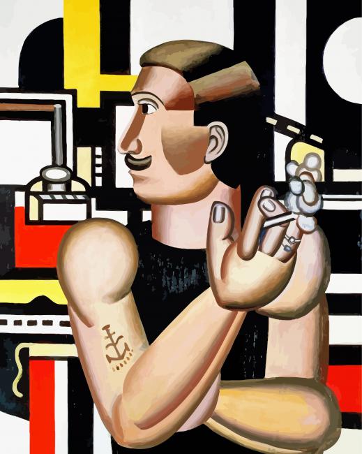 The Mechanic Fernard Leger diamond painting