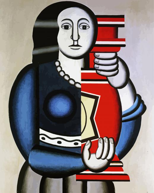 The Study Of The City Centre Leger diamond painting