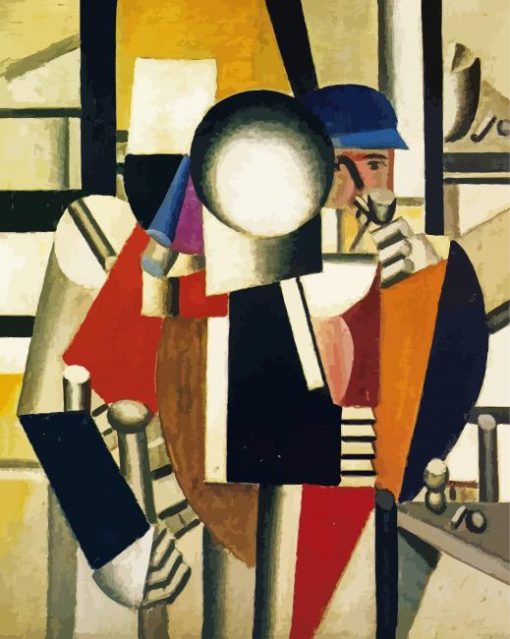 The Three Comrades Leger Art diamond painting