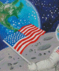 Us Nasa Astronaut diamond painting