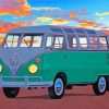 VW Camper Van diamond painting