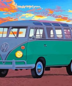 VW Camper Van diamond painting