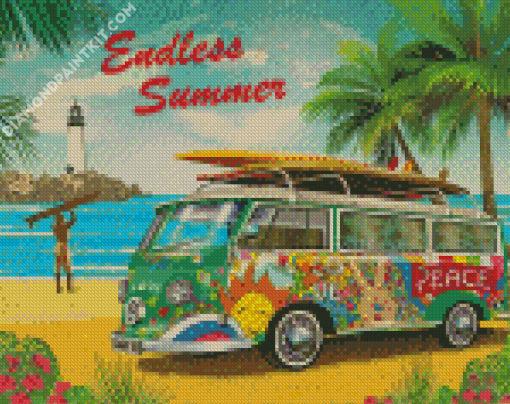 VW Endless Summer diamond painting