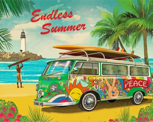 VW Endless Summer diamond painting