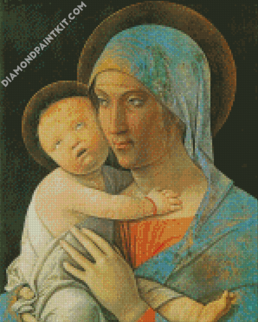 Virgin And Child Andrea Mantegna diamond painting