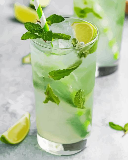 Virgin Mojito diamond painting