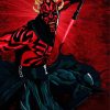 Warrior Darth Maul diamond painting