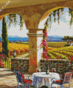 Win Country Terrace diamond painting