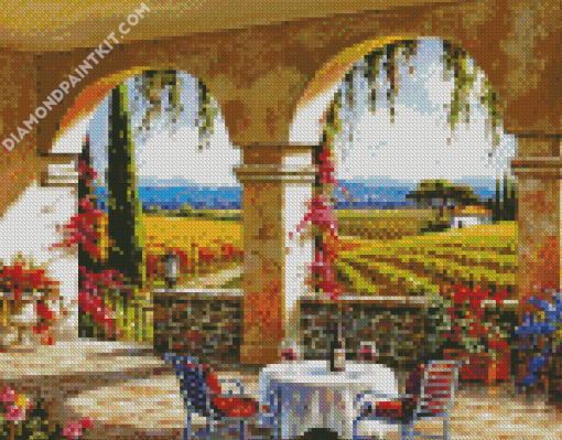 Win Country Terrace diamond painting