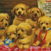 Adorable Puppies diamond painting