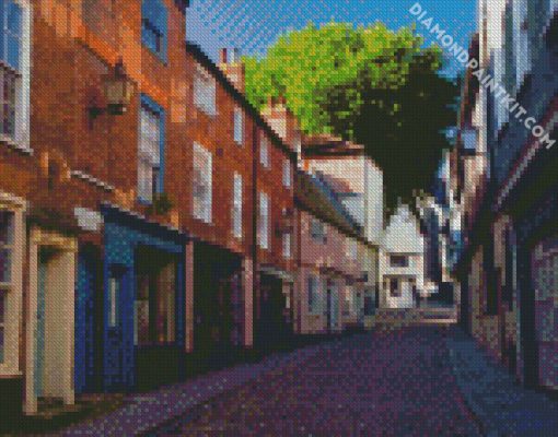 Aesthetic Elm Hill diamond painting