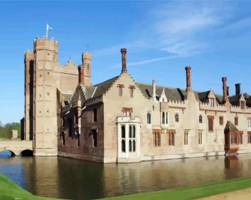 Aesthetic Oxburgh Hall Norfolk Buildings diamond painting