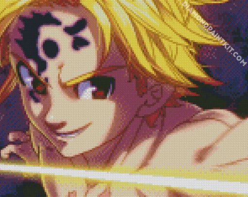 Aesthetic Anime Nanatsu diamond painting