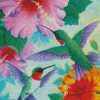 Aesthetic Green Humming Bird diamond painting