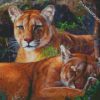 Aesthetic Lions diamond painting