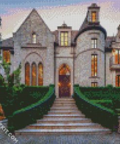 Aesthetic Luxury Mansion diamond painting