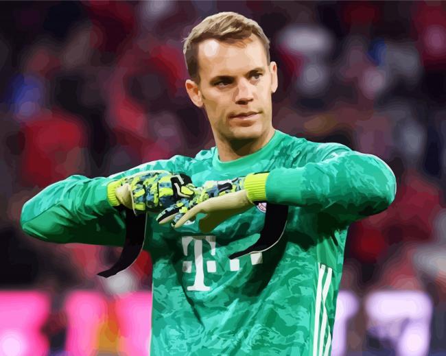 Aesthetic Manuel Neuer diamond painting