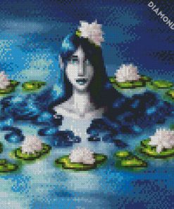 Aesthetic Naiad In The Water diamond painting