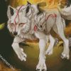 Aesthetic Okami Dog Art diamond painting