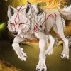 Aesthetic Okami Dog Art diamond painting