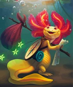 Axolotl Adventure diamond painting