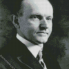 Black And White Calvin Coolidge Side Profile diamond painting