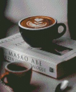 Coffee And Books Art diamond painting