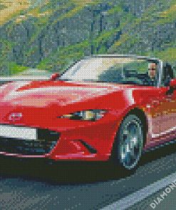 Cool Red Mx5 diamond painting