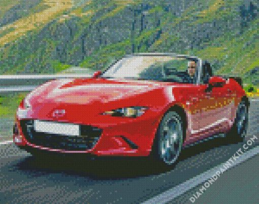 Cool Red Mx5 diamond painting