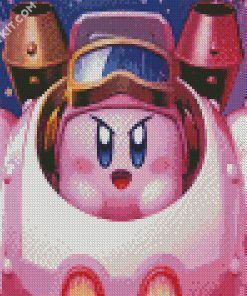 Cute Kirby diamond painting