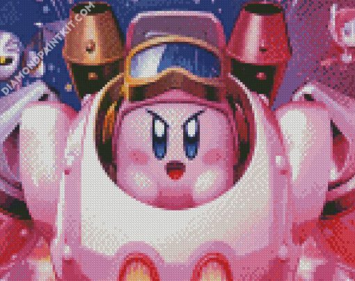 Cute Kirby diamond painting