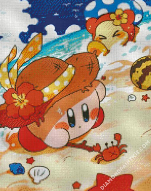 Cute Kirby Game diamond painting