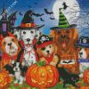 Cute Halloween Puppies diamond painting