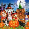 Cute Halloween Puppies diamond painting