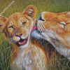 Cute Lions diamond painting