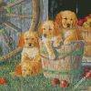 Cute Puppies diamond painting