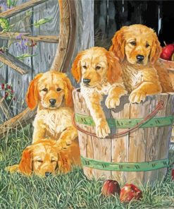 Cute Puppies diamond painting