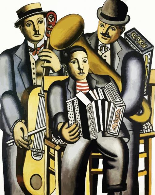 Fernand Leger Three Musicians diamond painting