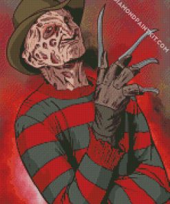 Freddy Krueger Horror Movie diamond painting