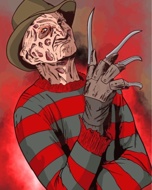 Freddy Krueger Horror Movie diamond painting