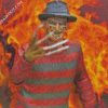 Freddy Krueger On Fire diamond painting